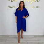 Damen Kaftan Kleid mit modernem Wickeldesign
