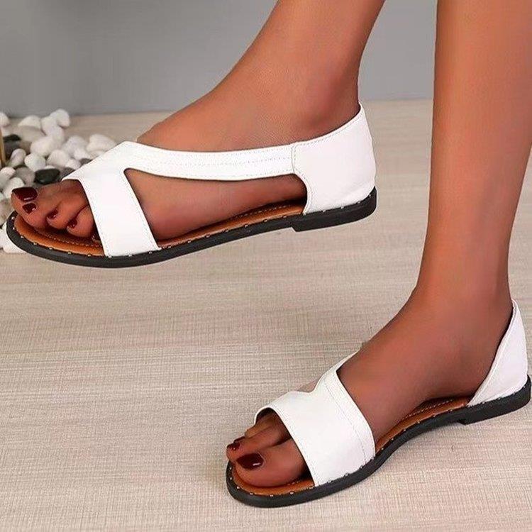 Damen Sandalen mit offenem Zehenbereich und komfortabler Fußbettgestaltung R&B