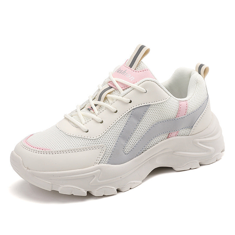 Damen Sportliche Sneakers mit atmungsaktivem Mesh-Obermaterial und rutschfester Sohle