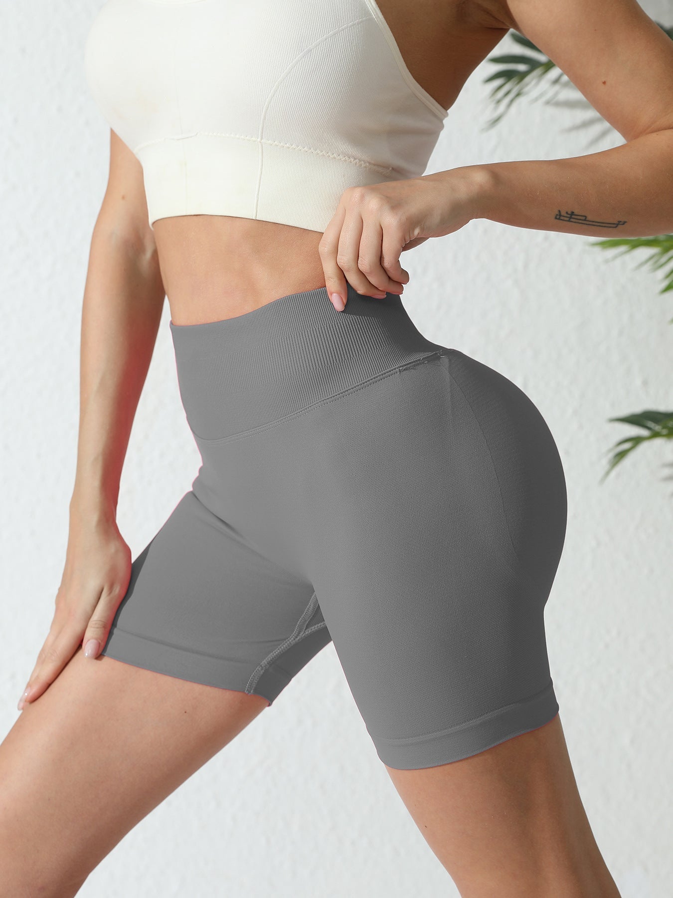 Damen Hochwertige Sport-Shorts mit kompressivem Design R&B