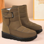 Damen Isolierte Winterstiefel mit praktischem Klettverschluss R&B