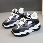 Damen sportliche High-Top Sneakers mit dämpfendem Sohlenprofil R&B