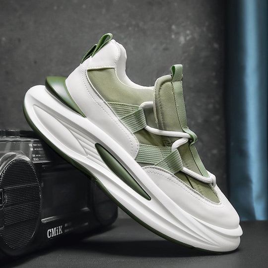 Damen Sportliche Sneakers mit elastischer Schnürsystem und atmungsaktiver Obermaterialkombination R&B