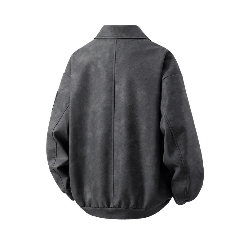 Herren Übergangsjacke mit innovativem Design und multifunktionalen Reißverschlusstaschen R&B