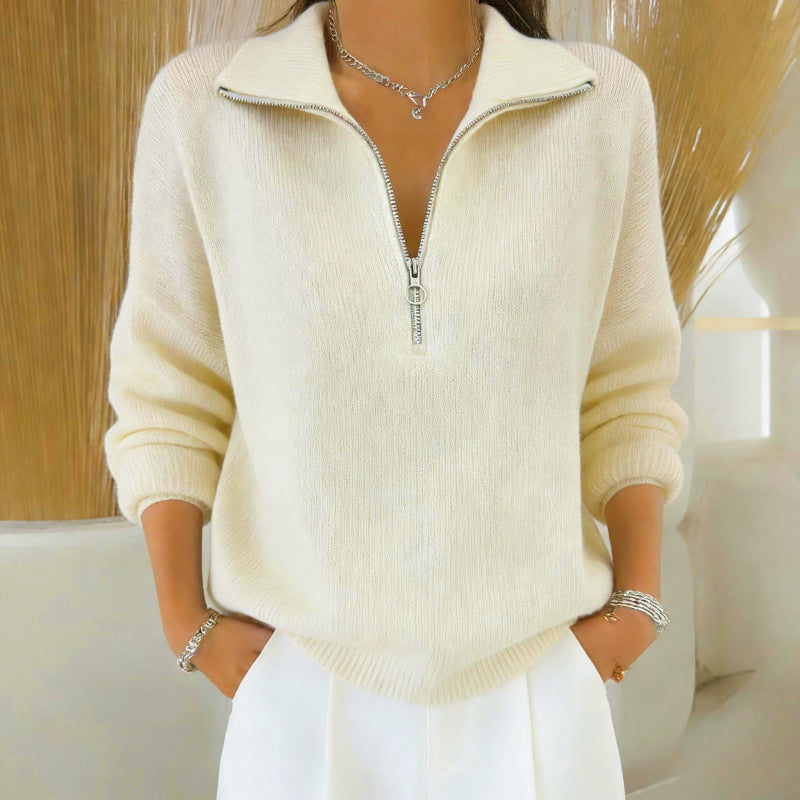 R&B | Pullover mit Halbem Reißverschluss