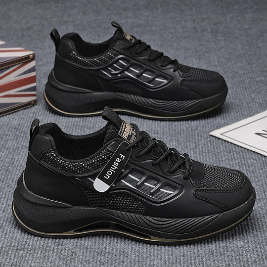 Damen Sportliche Sneakers mit atmungsaktiven Mesh-Einsätzen und stoßdämpfendem Sohlenprofil R&B