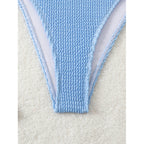 Damen Einseitiger Bikini mit Floralapplikation R&B