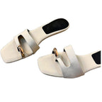Damen Elegante und komfortable Clogs mit modischem Riemchen R&B