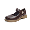 Damen Mary Jane Ballerinas mit dekorativem Riemen und bequemer Sohle