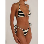 Damen Triangel-Bikini mit verspielten BindR&Bändern und elegantem Schnitt R&B