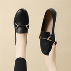 Damen Elegante Mokassins mit modischem Schnallen-Design R&B