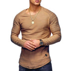 Herren Langarmshirt mit strukturiertem Design R&B