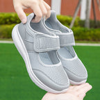 Damen Sportliche Slip-On Sneakers mit atmungsaktivem Netzdesign R&B