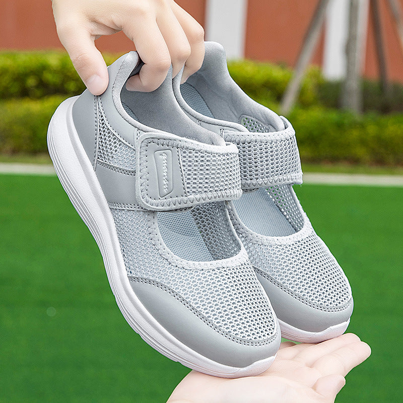 Damen Sportliche Slip-On Sneakers mit atmungsaktivem Netzdesign R&B