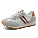 Damen sportliche Sneakers mit atmungsaktivem Obermaterial und dämpfender Sohle R&B