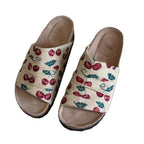 Damen modische Clogs mit floralem Design und rutschfester Sohle R&B