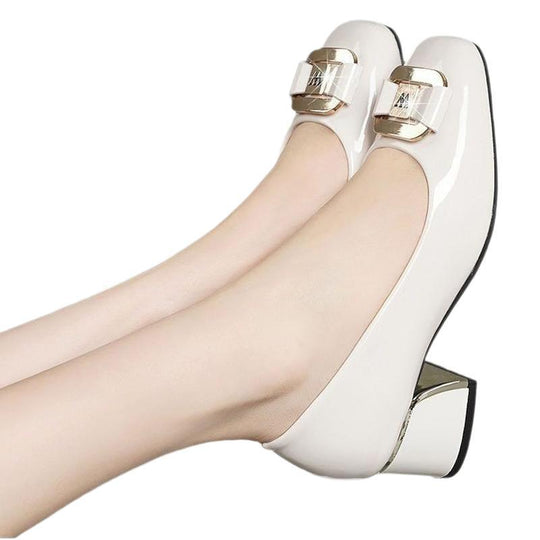 Damen Elegante Pumps mit schickem Akzent und komfortablem Blockabsatz R&B