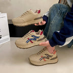 Damen modische Sneakers mit dicker Laufsohle und innovativer Fußbetttechnologie R&B