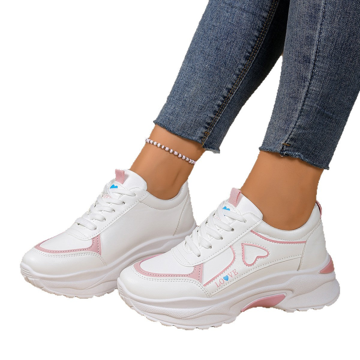 Damen Sportliche Sneakers mit verstärkter Dämpfung und modischem Design R&B