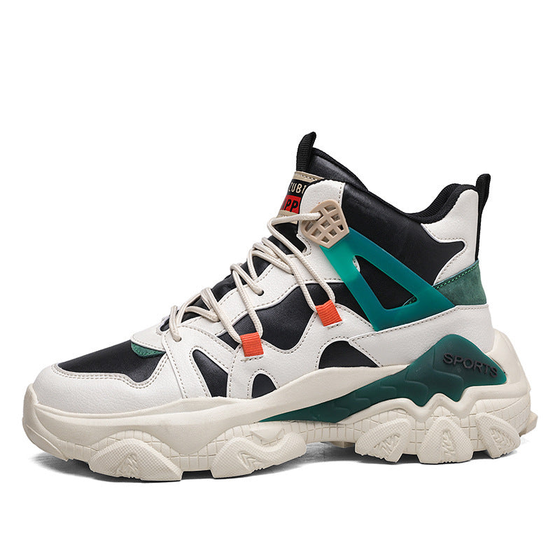 Damen Modische Sport Sneaker mit hohem Schaft und rutschfester Sohle