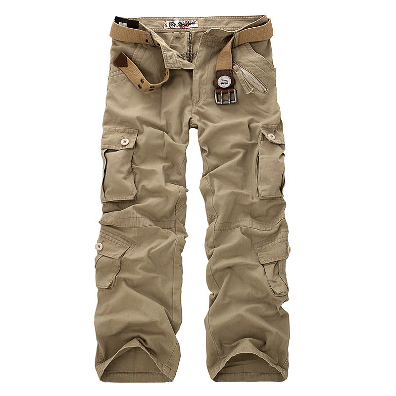 Herren Cargo-Hose mit elastischem Bund und vielseitigen Taschen R&B