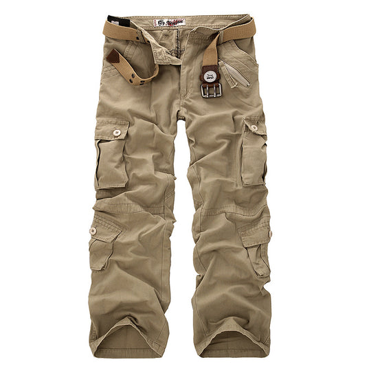 Herren Cargo-Hose mit elastischem Bund und vielseitigen Taschen R&B