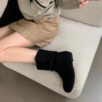 Damen Elegante Stiefel mit weichem Veloursleder und rutschfester Sohle R&B