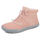 Damen isolierte Winterstiefel mit flexiblem Schnellschnürsystem und rutschfester Sohle