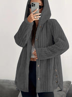 Damen kuschelige Fleecejacke R&B