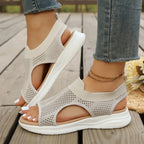 Damen Freizeitsandalen mit atmungsaktivem Obermaterial und rutschfester Sohle R&B