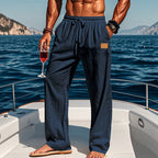 Herren strandtaugliche Leinenhose R&B