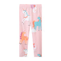 Mädchen Leggings mit bunten Einhorn-Designs R&B