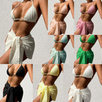 Damen Bikini-Set mit elegantem Wickeltuch R&B