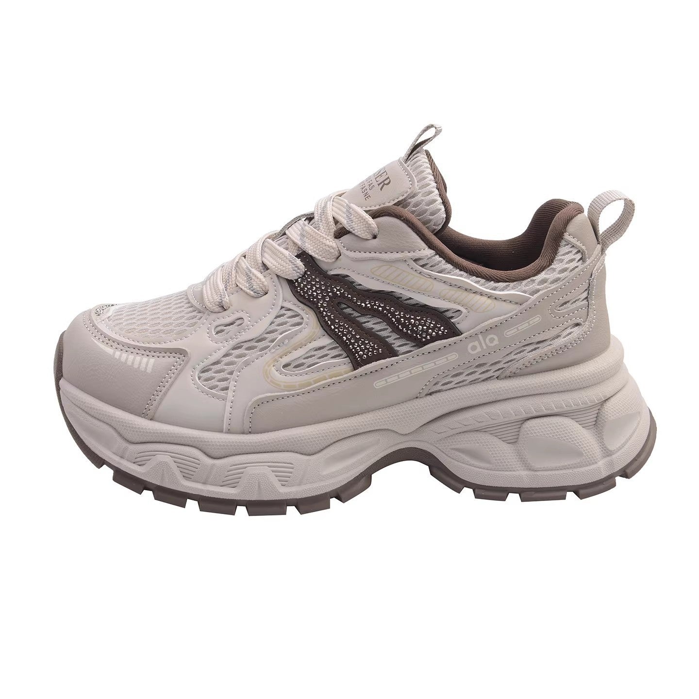 Damen Sportliche Chunky Sneakers mit atmungsaktiver Mesh-Oberfläche und komfortabler Dämpfung R&B