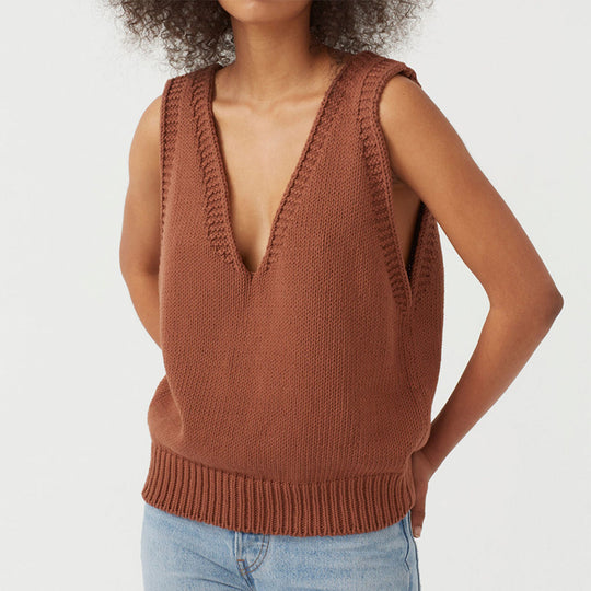 Damen legerer Strickpullover R&B