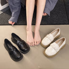 Damen elegante Loafer mit Knoten-Detail und komfortabler Plateausohle R&B