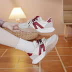 Damen trendige Freizeitsneaker mit rutschfester Sohle und modischem Design R&B