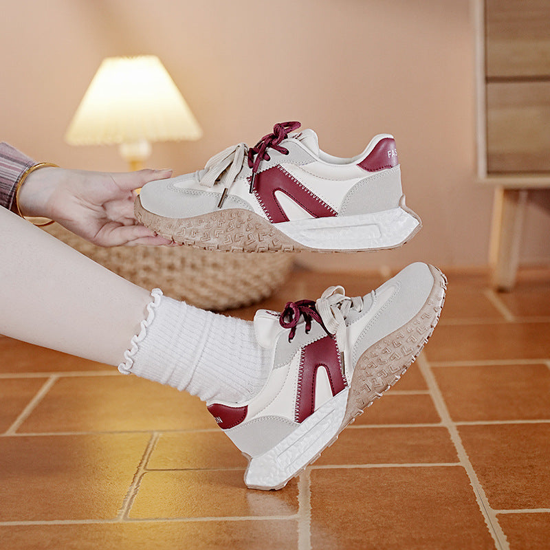 Damen trendige Freizeitsneaker mit rutschfester Sohle und modischem Design R&B