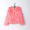 Damen Flauschige Kunstfell-Jacke mit lässigem Schnitt und weichem Innenfutter R&B