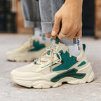 Damen Freizeit Sneakers mit atmungsaktivem Mesh-Obermaterial und stoßdämpfender Sohle R&B