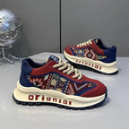 Damen Sportliche Sneakers mit einzigartigem geometrischen Muster R&B
