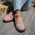 Damen Mokassin-Schuhe mit eleganter Verzierung und robuster Sohle R&B
