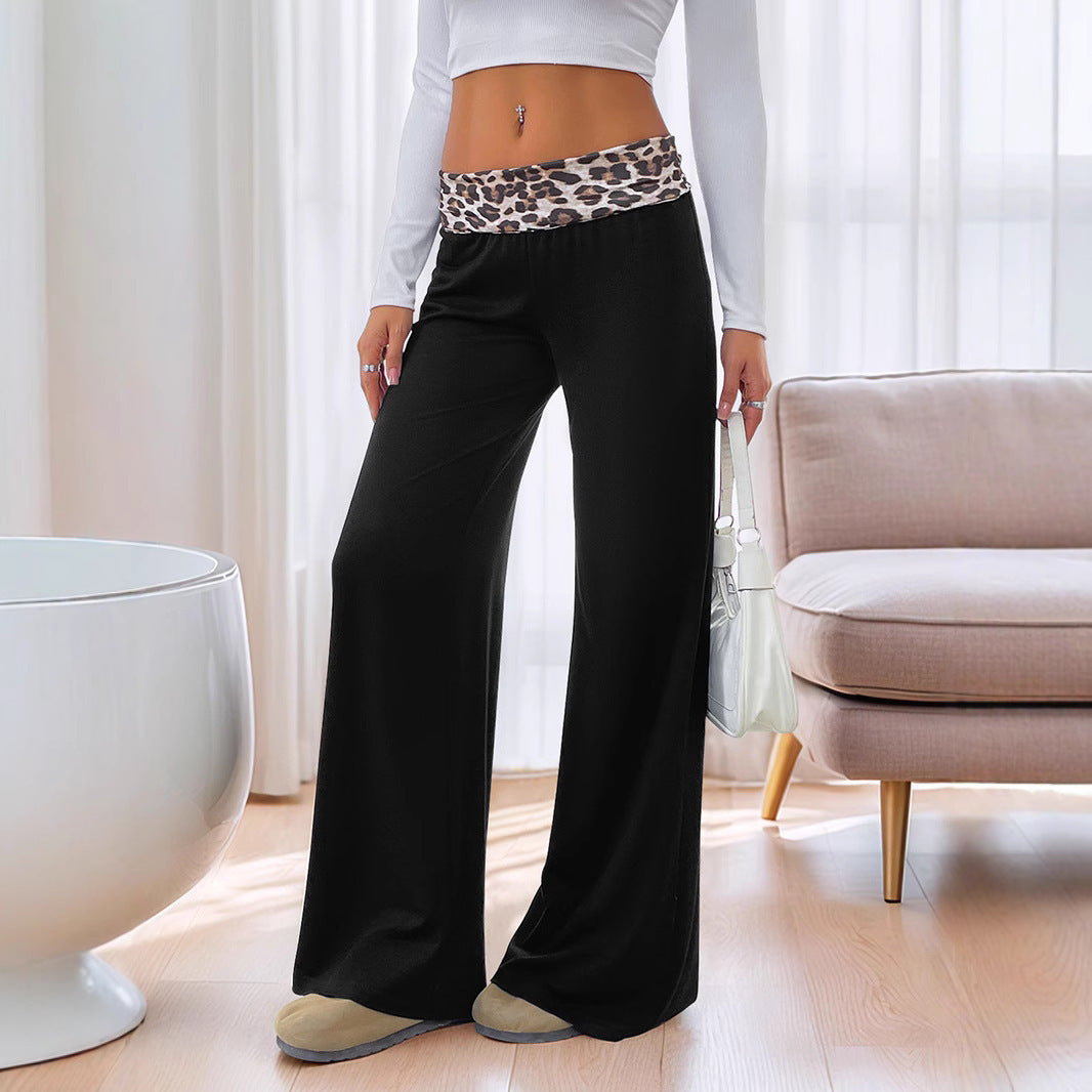 Damen Elegante und bequeme Freizeithose mit modischem Bund R&B