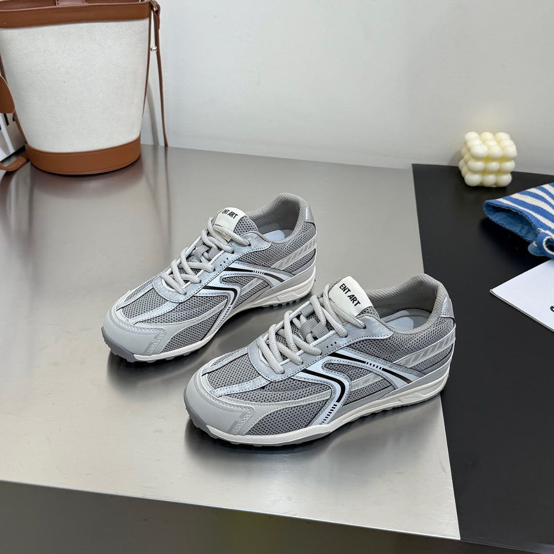 Damen sportliche Mesh-Sneaker mit dämpfender Sohle und atmungsaktivem Design R&B