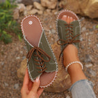Damen Schnürsandalen im lässigen Design mit Komfortsohle R&B
