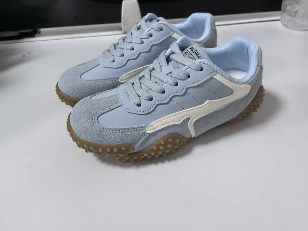 Damen Sportliche Sneakers mit atmungsaktiver Oberflächenstruktur und rutschfester Sohle R&B