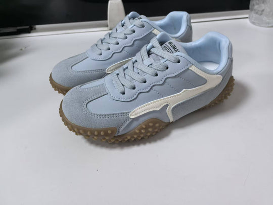 Damen Sportliche Sneakers mit atmungsaktiver Oberflächenstruktur und rutschfester Sohle R&B