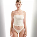 Damen Bandeau Bikini-Set mit modischem High-Waist-Schnitt R&B