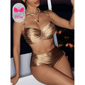 Damen Hochtaillierter Badeanzug R&B