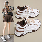 Damen Sportliche High-Top Sneakers mit kuscheligem Innenfutter R&B